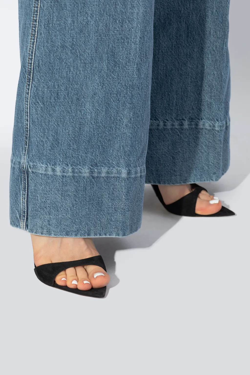Stiletto Ankle-Strap Sandals