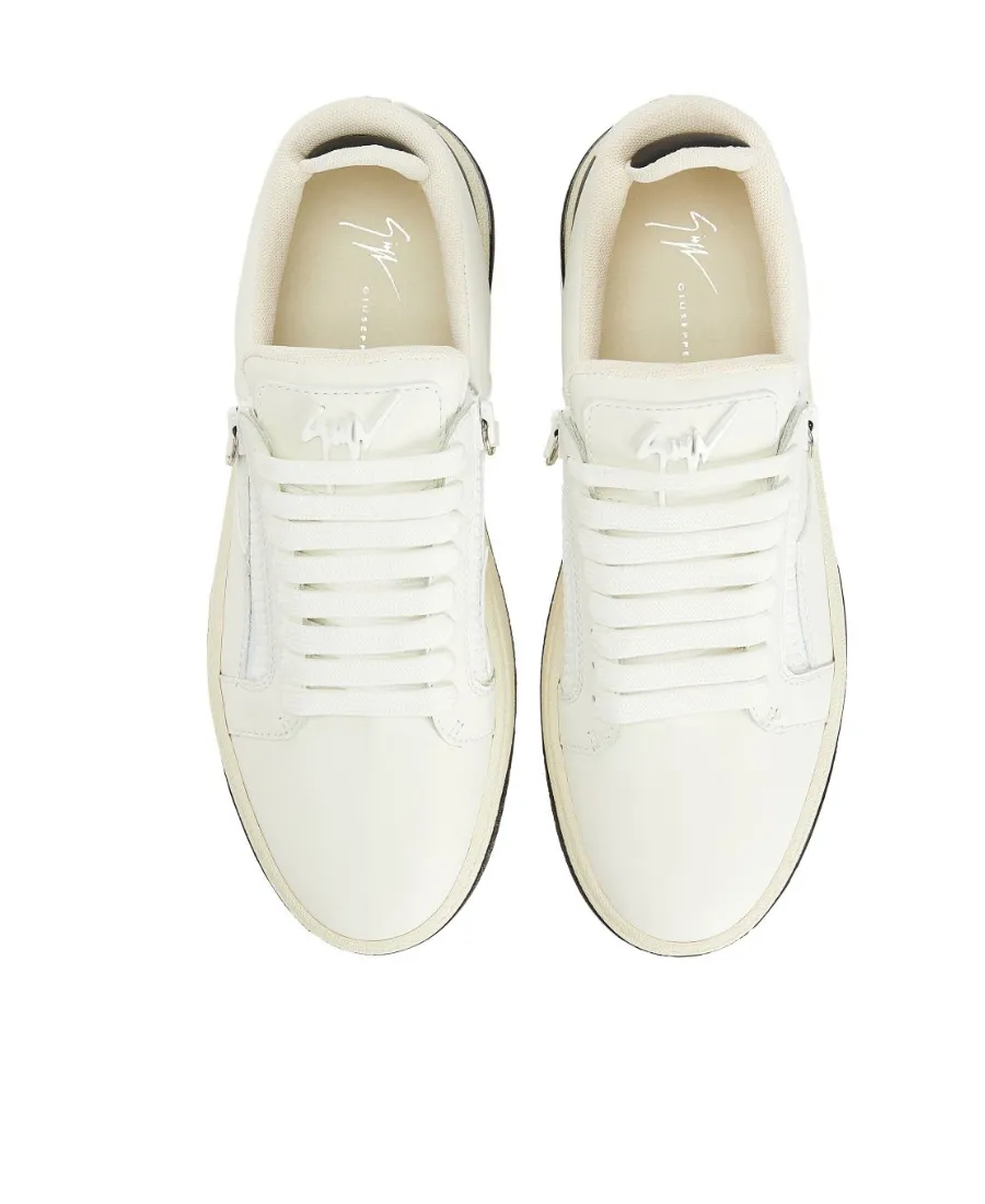 Gz94 Zip-Detailed Low-Top Sneakers