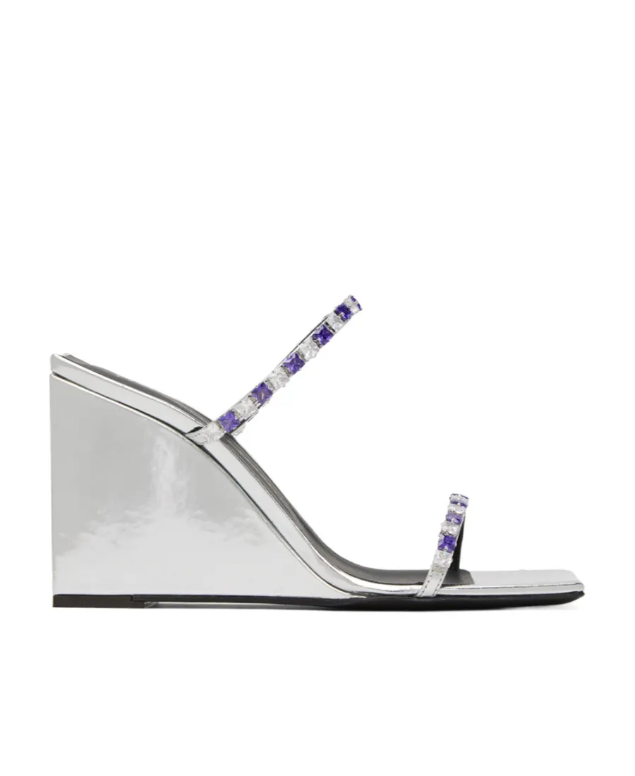 Logo Wedges Sandals