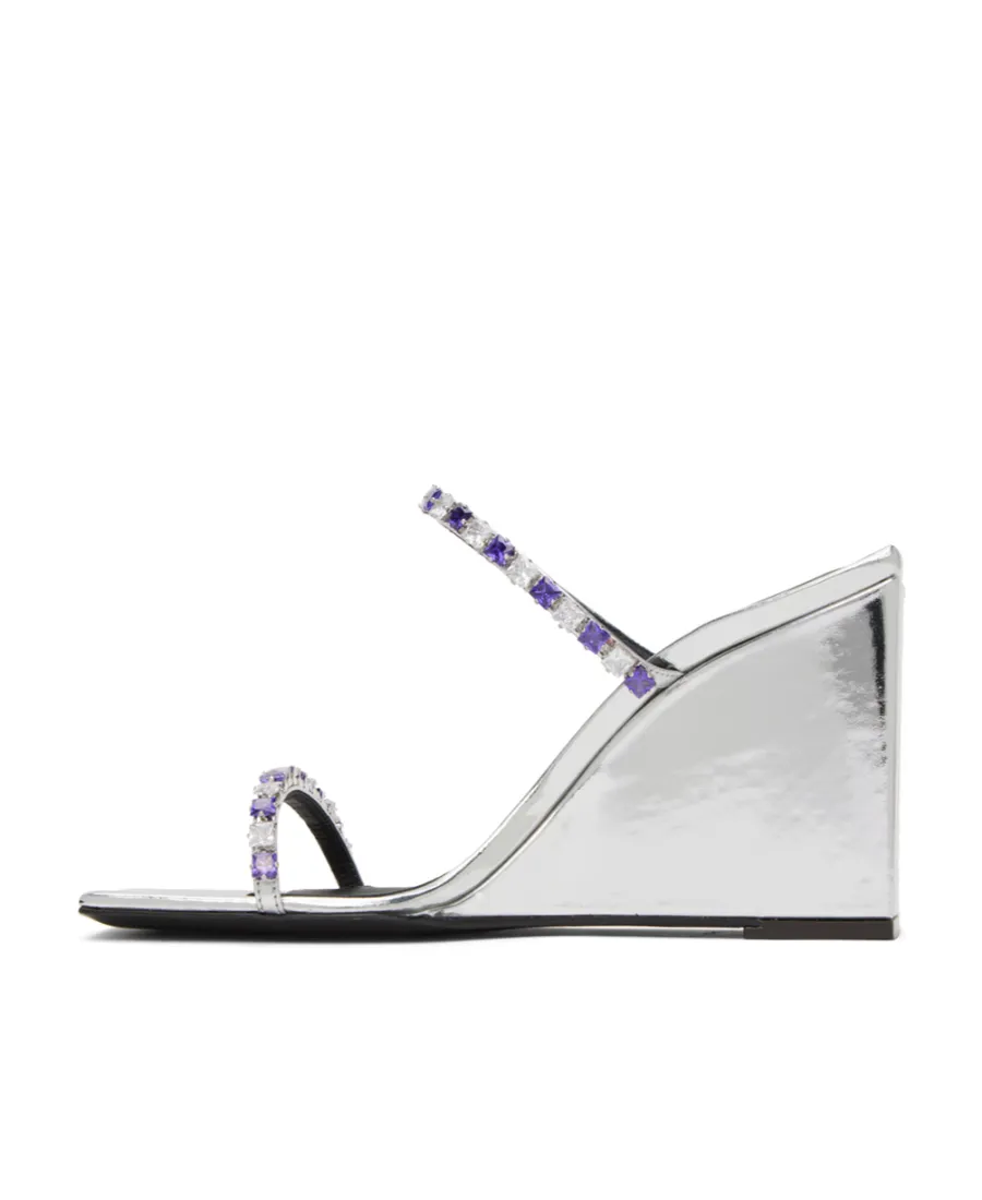 Logo Wedges Sandals