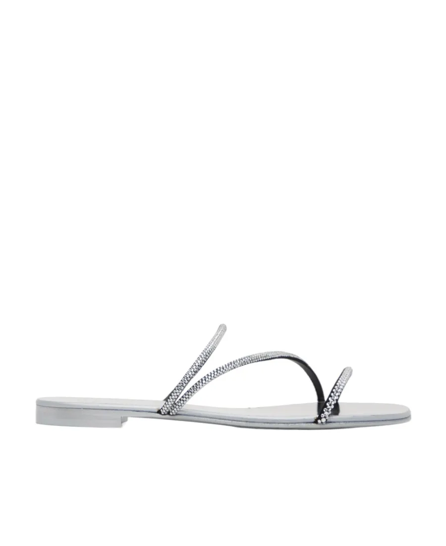 Rhinestone Flat Sandals