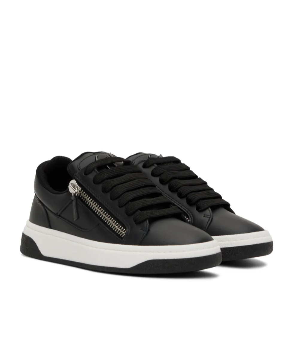 Side Zipper Low-Cut Casual Shoes