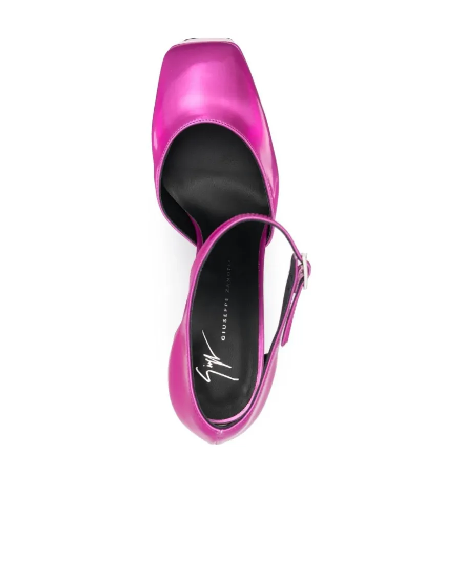 High Heels With Square Head And Thick Soles