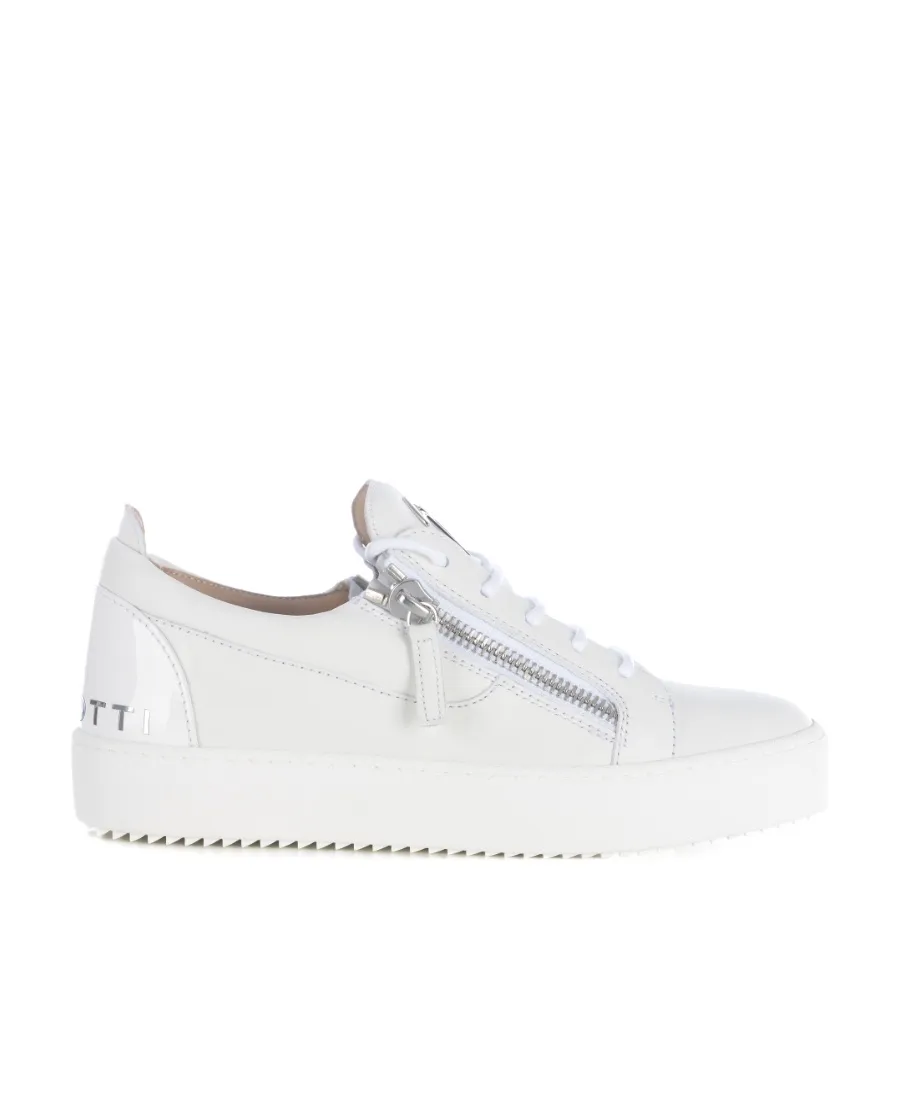 Frankie Zip Detailed Low-Top Sneakers