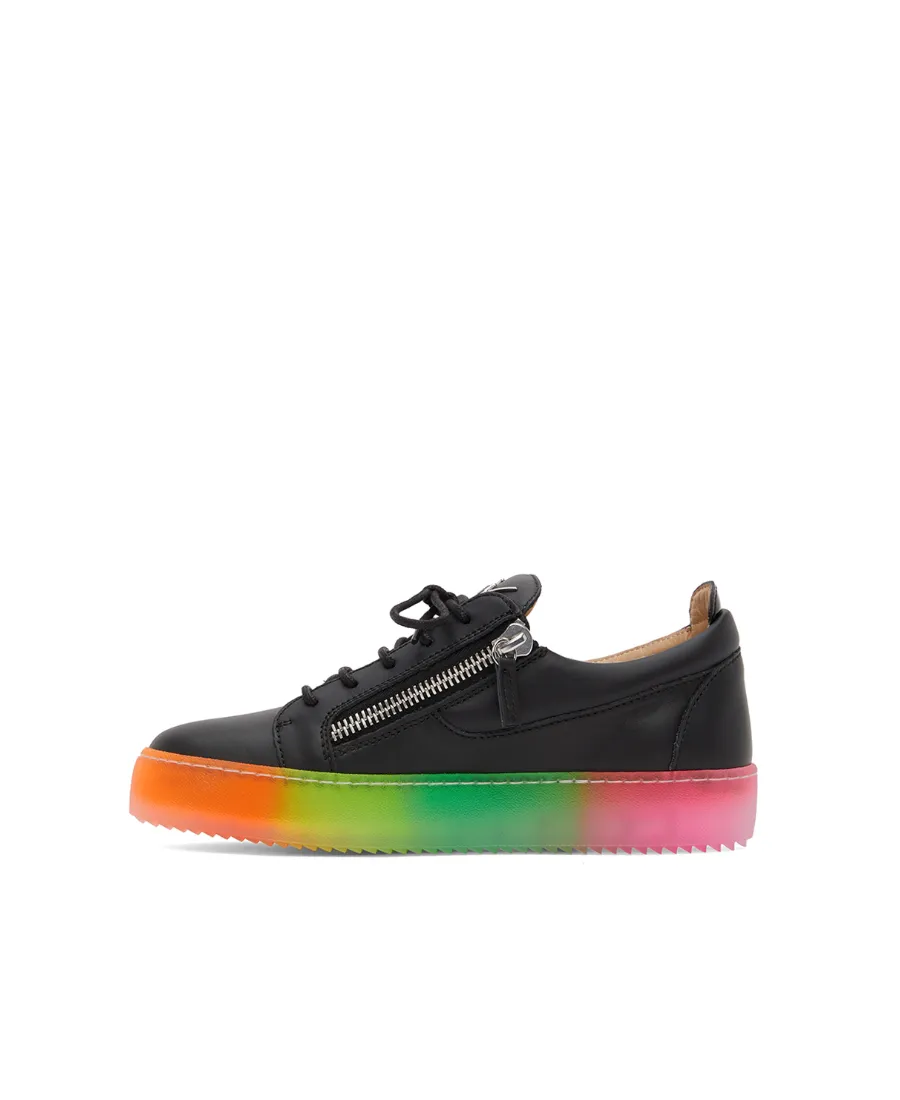 Logo-Laced Casual Sneakers
