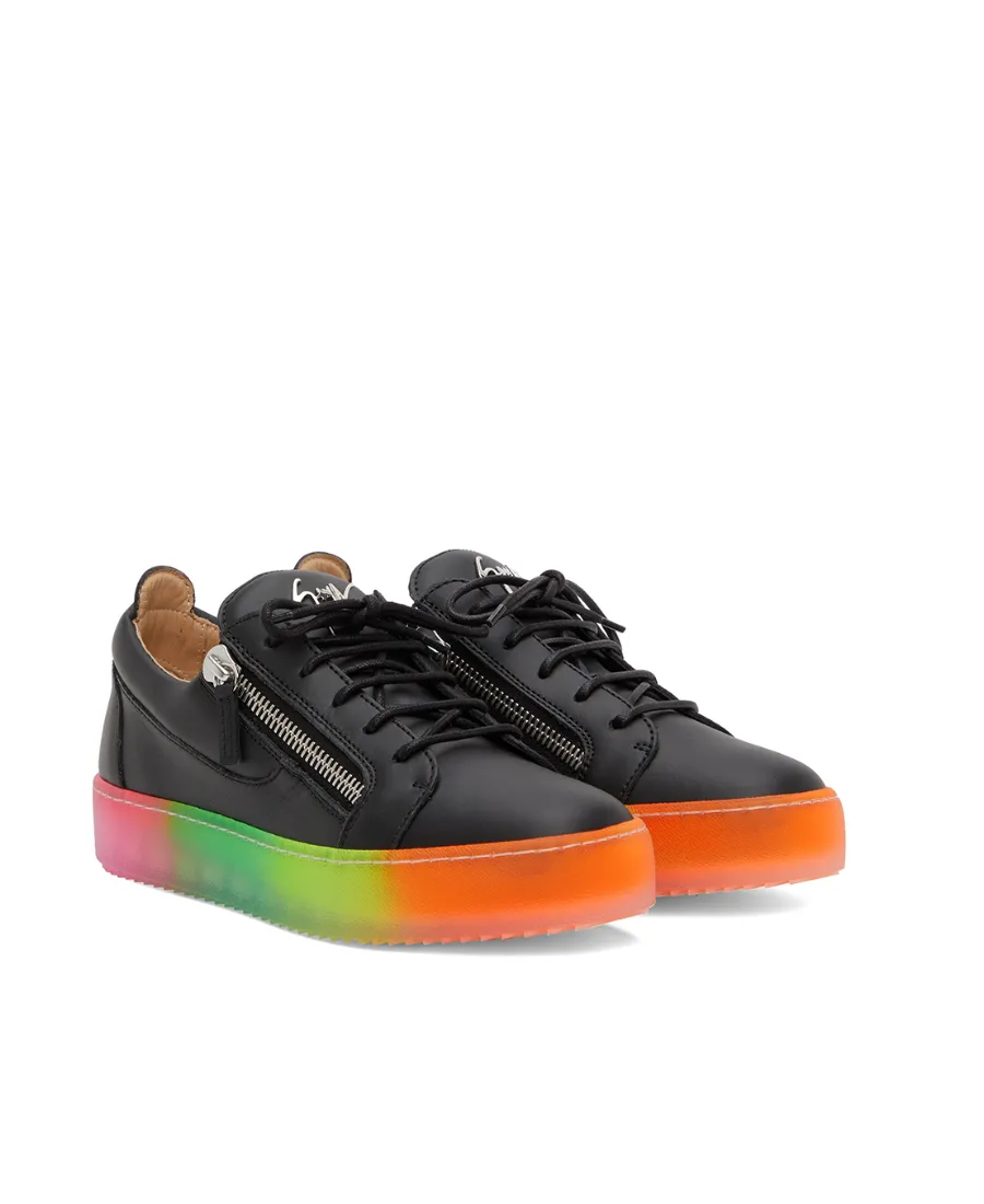 Logo-Laced Casual Sneakers