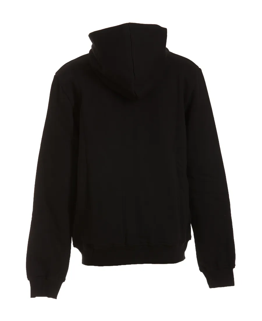 Embroidered-Logo Zip Hoodie