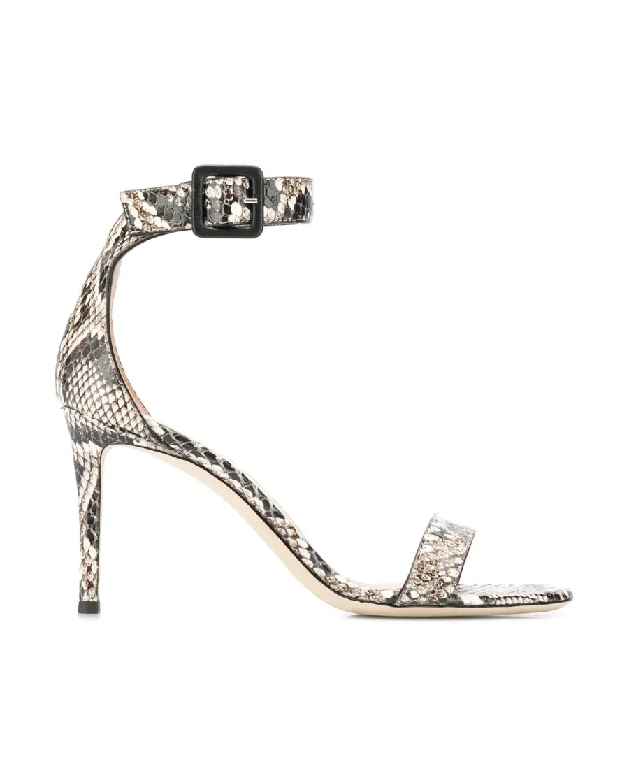 Serpentine Printed Sandals