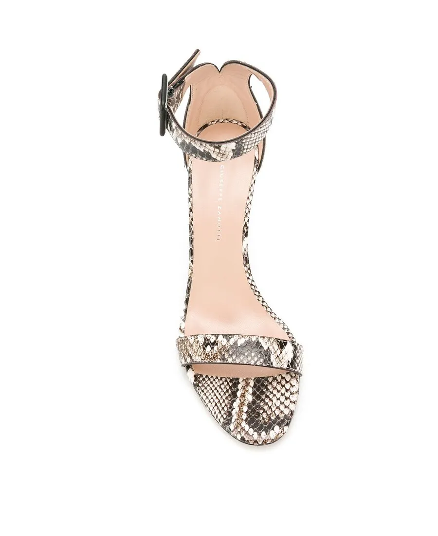 Serpentine Printed Sandals