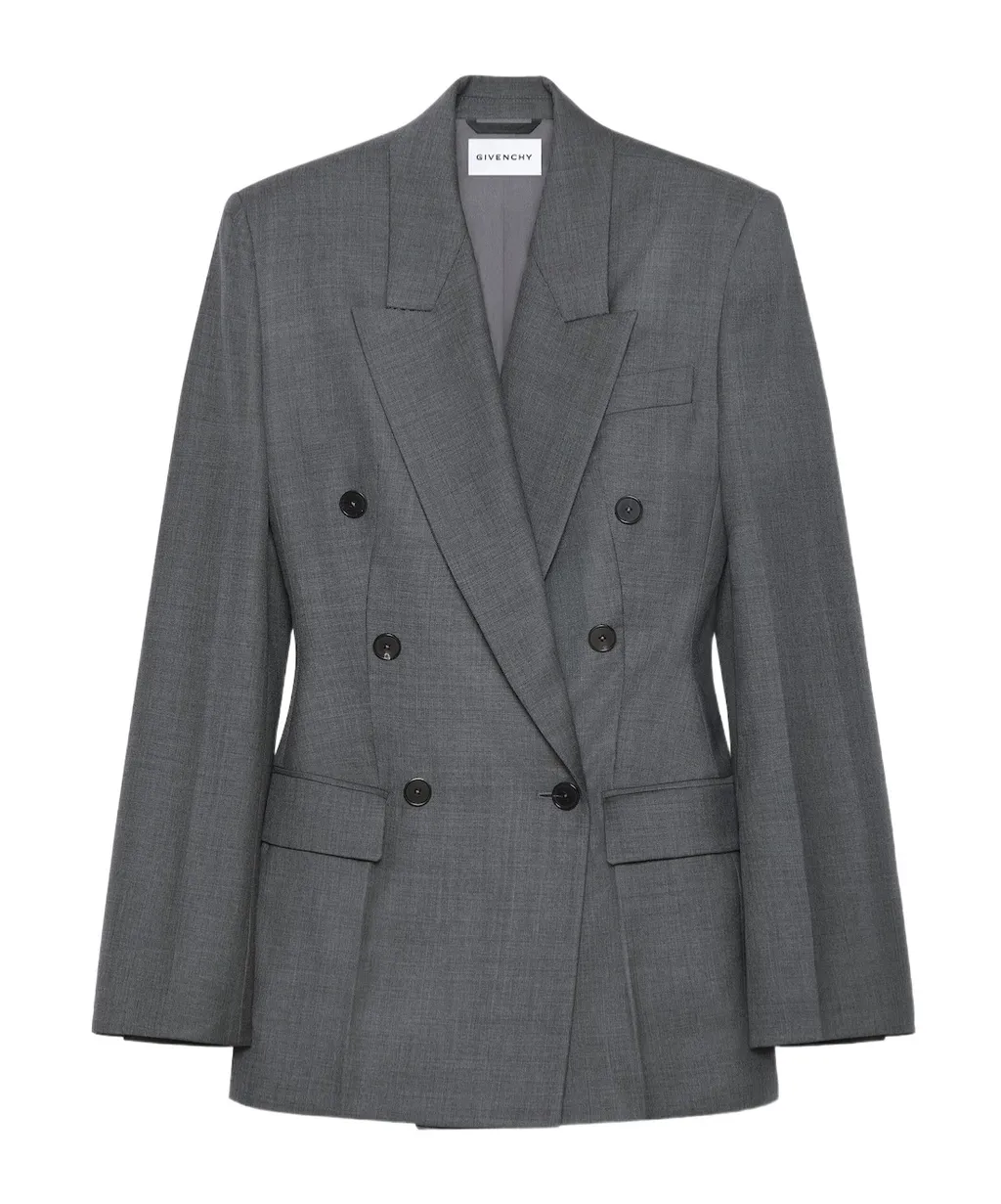 Double-Breasted Jacket In Wool