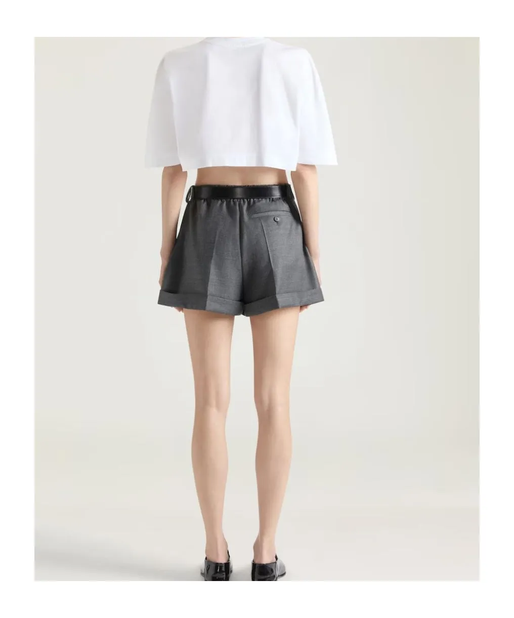 Double Pleat Shorts