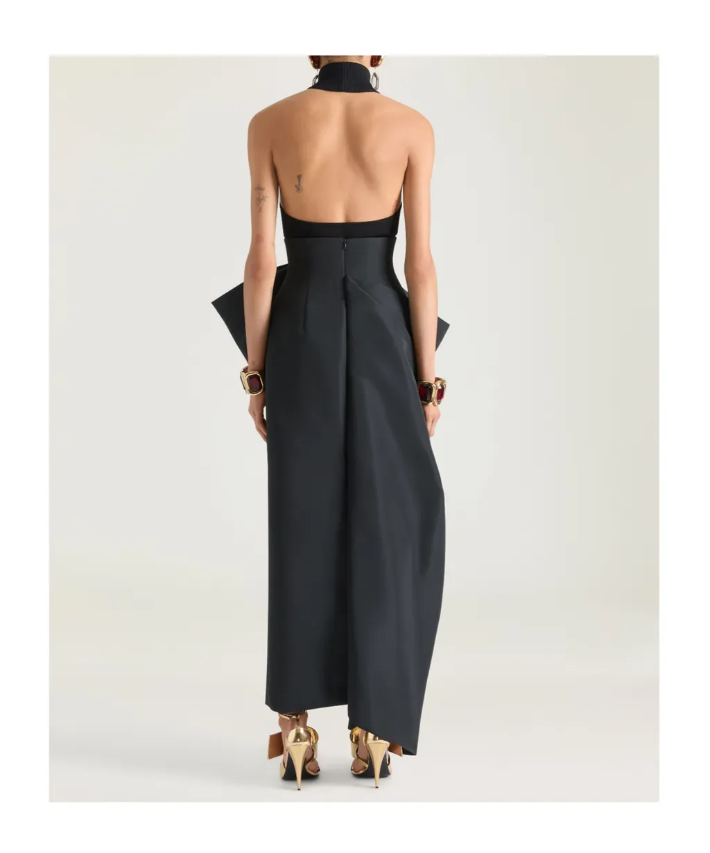 Halterneck Open-Back Top