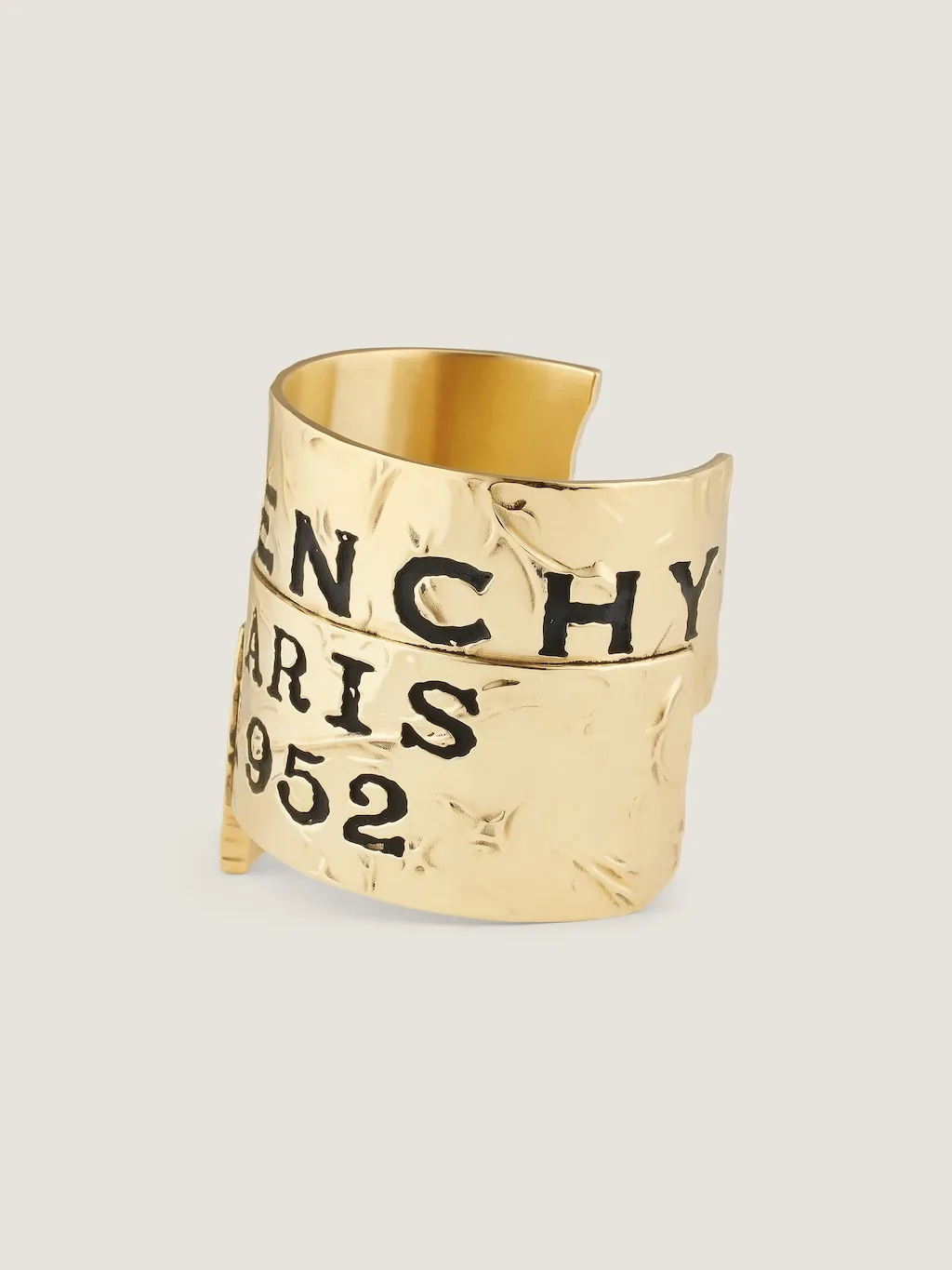 Paris 1952 Logo Engraved Tape Bracelet