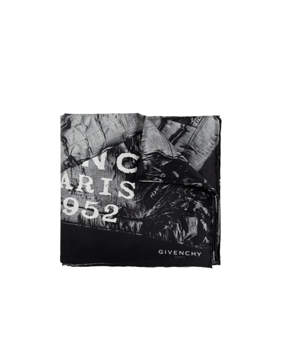 Paris 1952 Logo Print Scarf