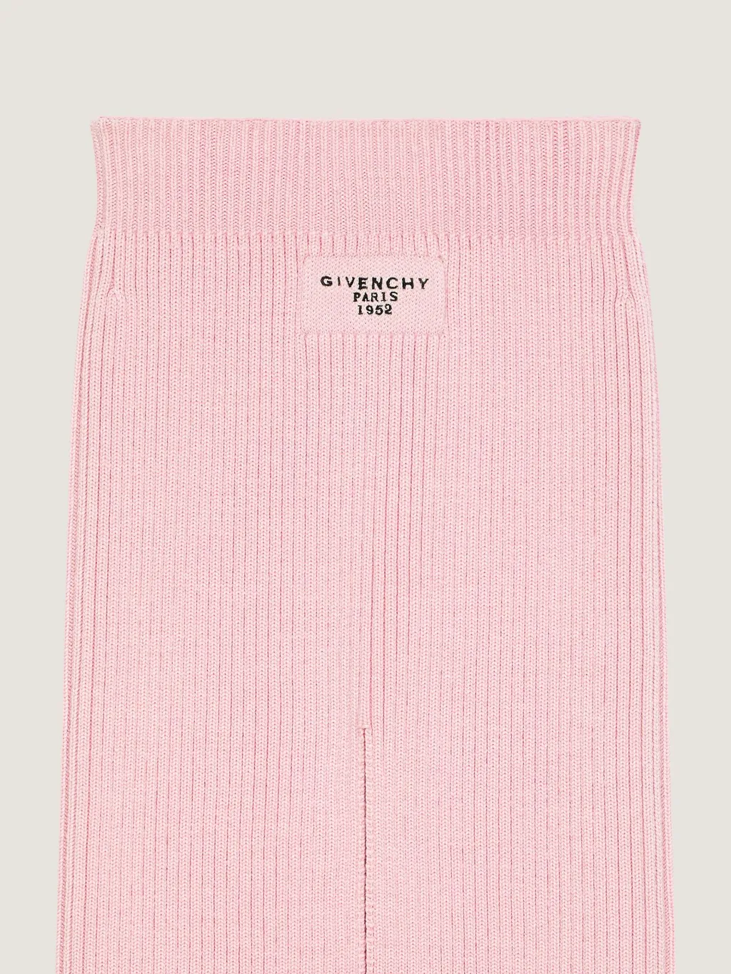 Rubbed-Knit Midi Pencil Skirt