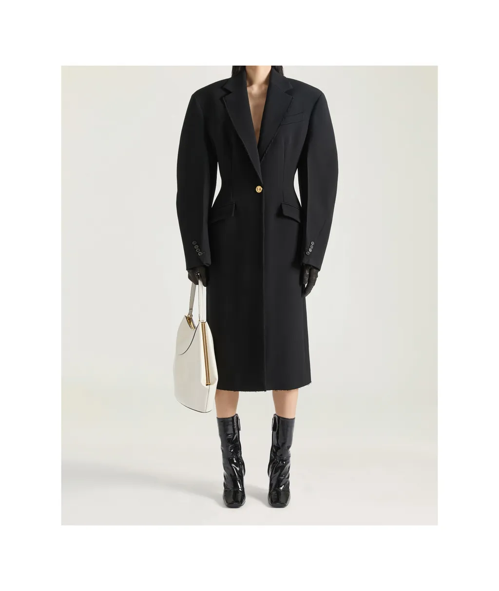 Cocoon Fitted Coat