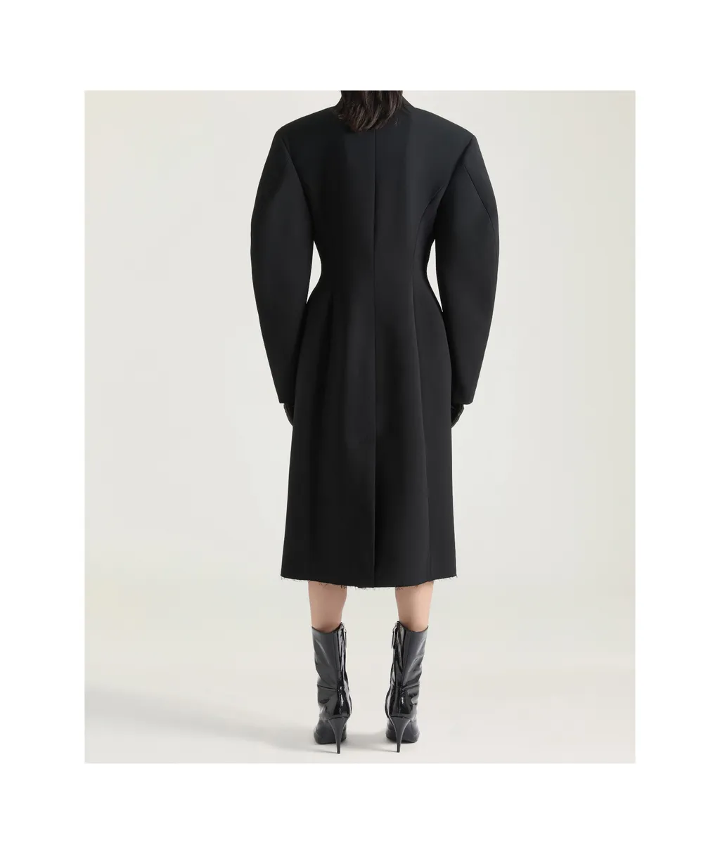 Cocoon Fitted Coat