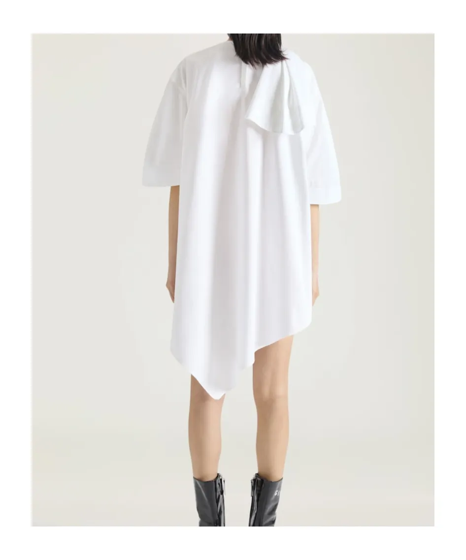Asymmetrical T-Shirt Mini Dress