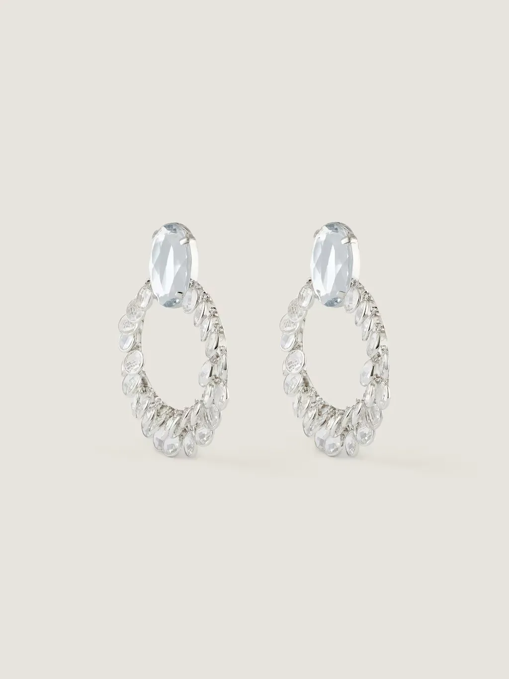 Broken Chandelier Clip Earrings