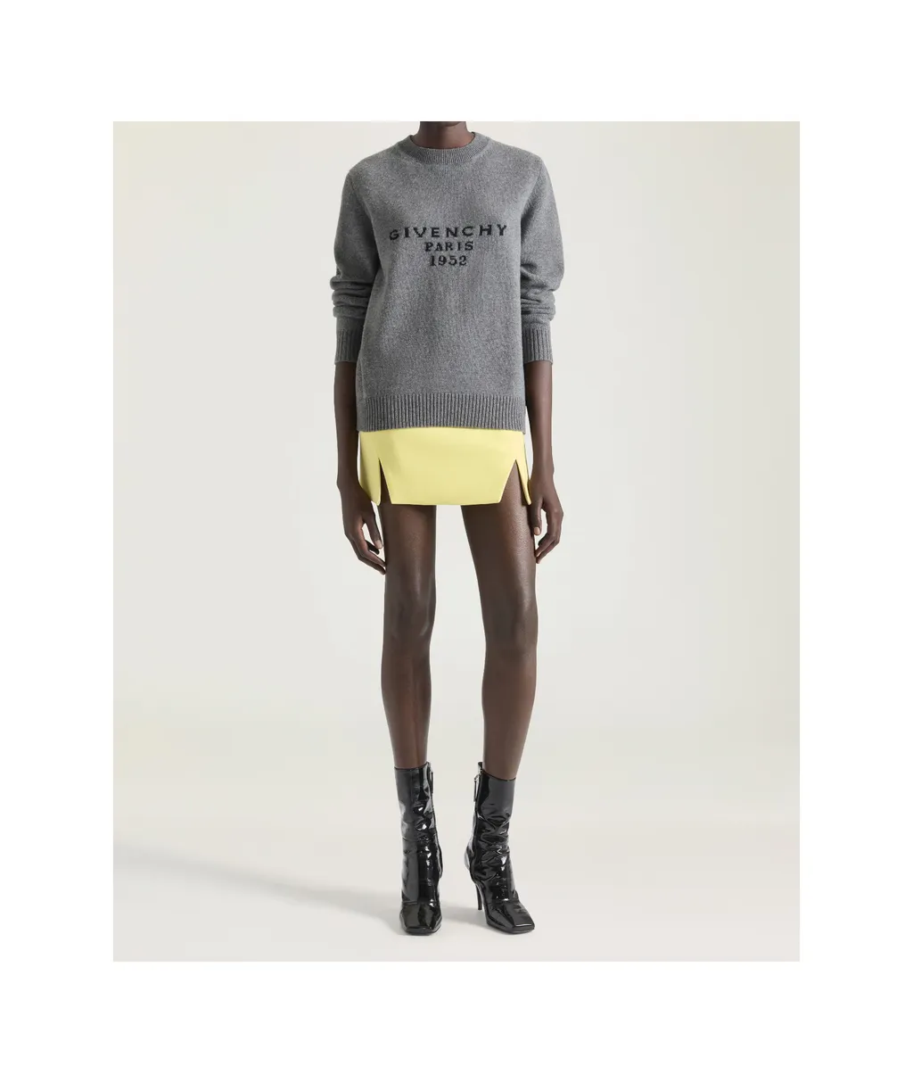 Sweater In Wool Cashmere With Givenchy Signature