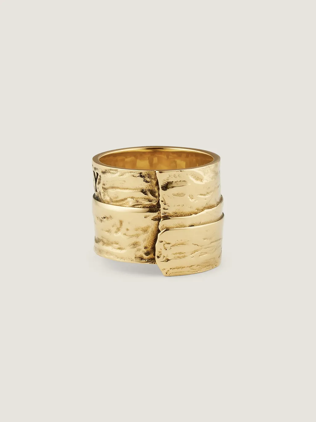 Paris 1952 Logo Engraved Tape Ring