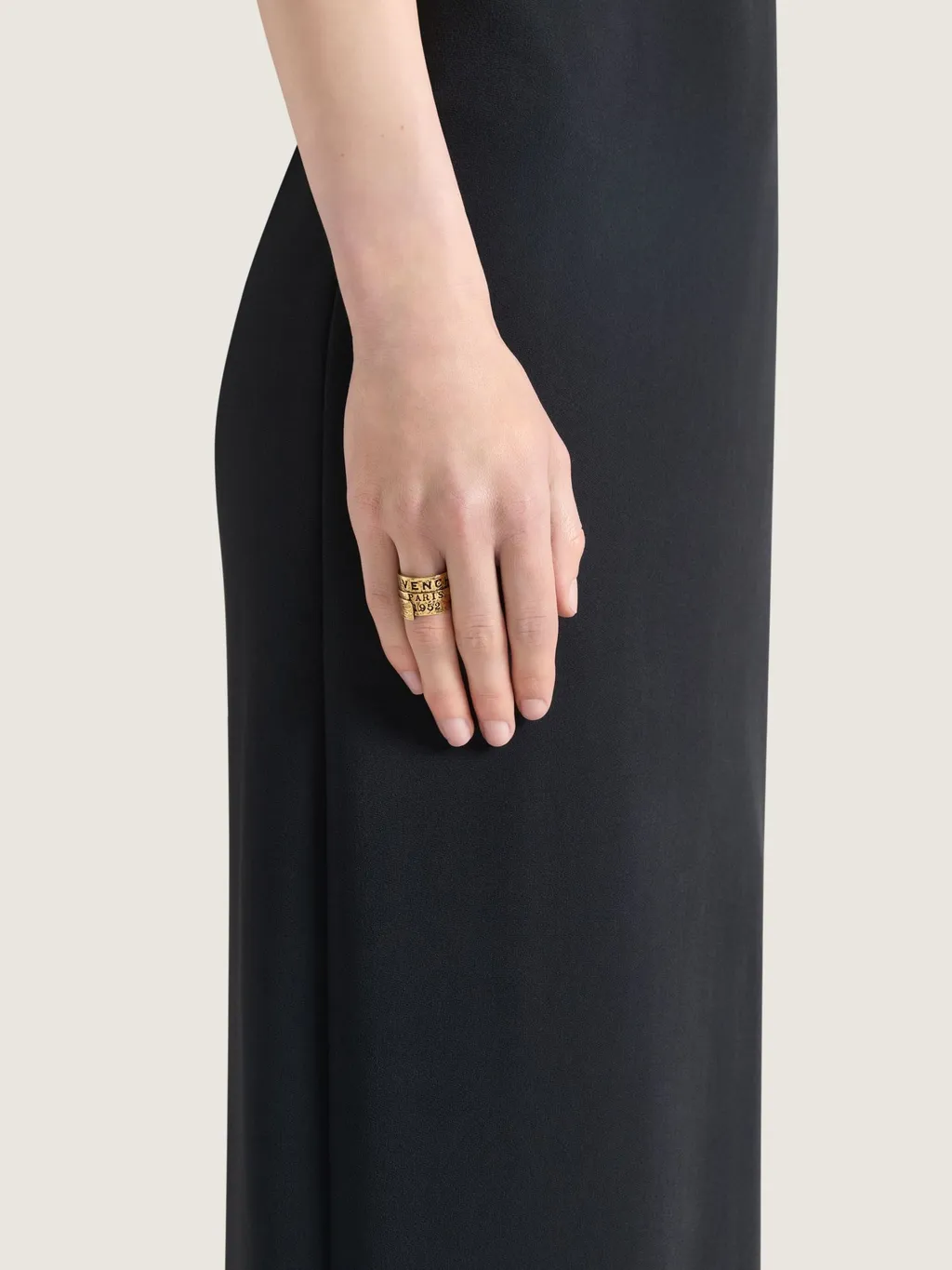 Paris 1952 Logo Engraved Tape Ring