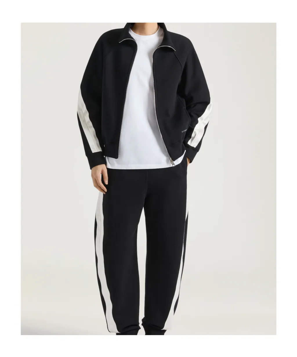Signature Embroidered Zipped Jacket