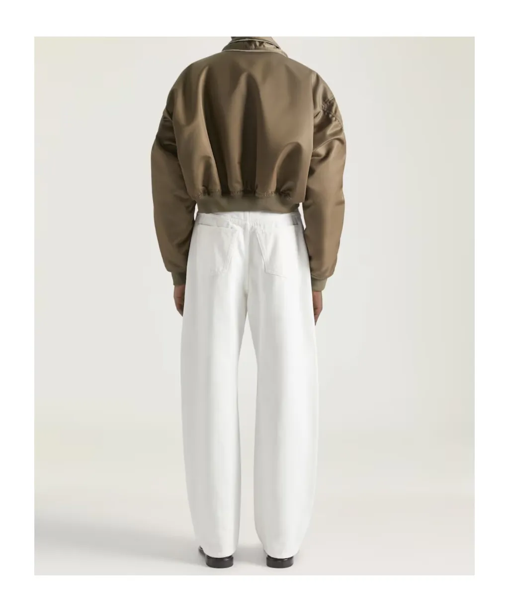 Zip-Up Shawl Collar Bomber Jacket