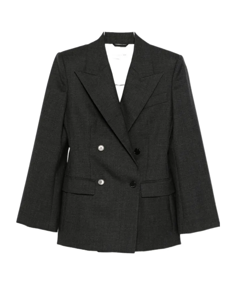 Double-Breasted Button Jacket
