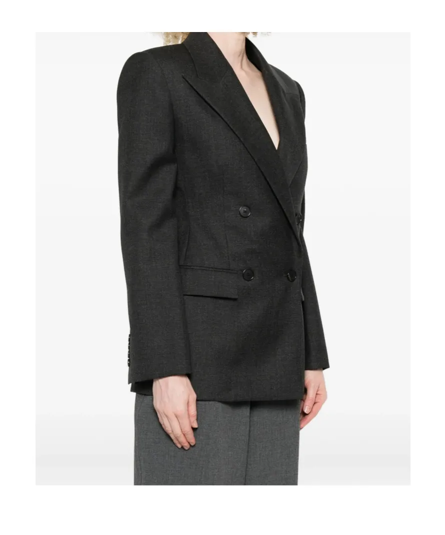 Double-Breasted Button Jacket