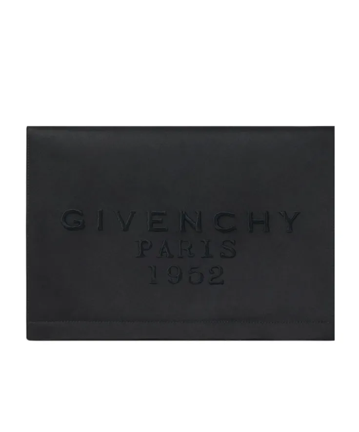 Paris 1952 Signature Embroidered Clutch Bag