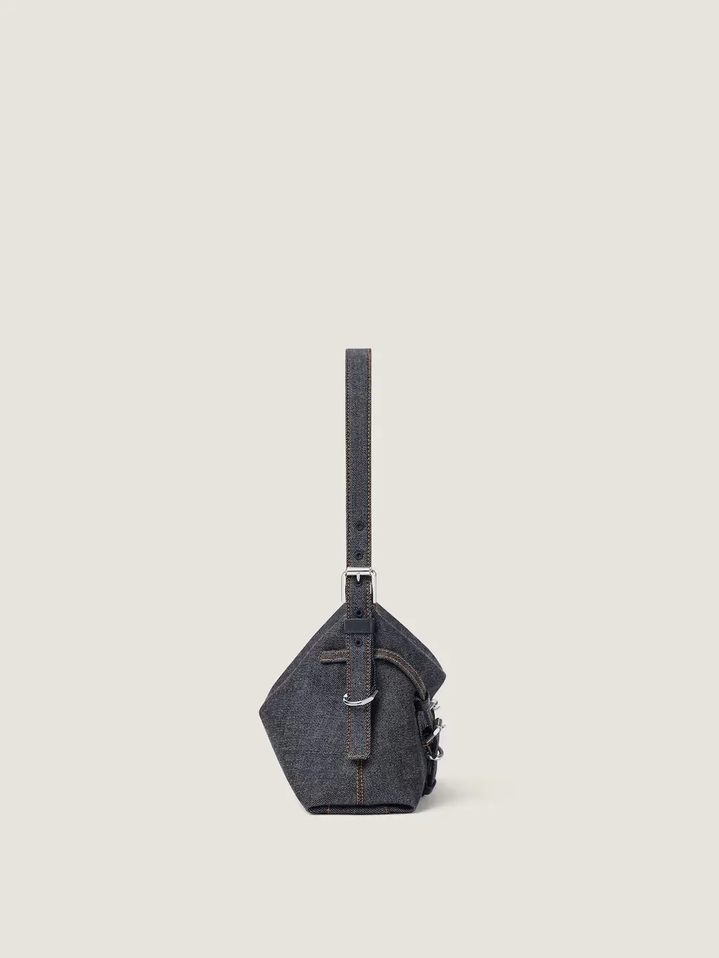 Mini Voyou Bag In Denim