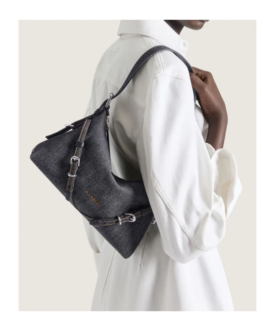 Mini Voyou Bag In Denim