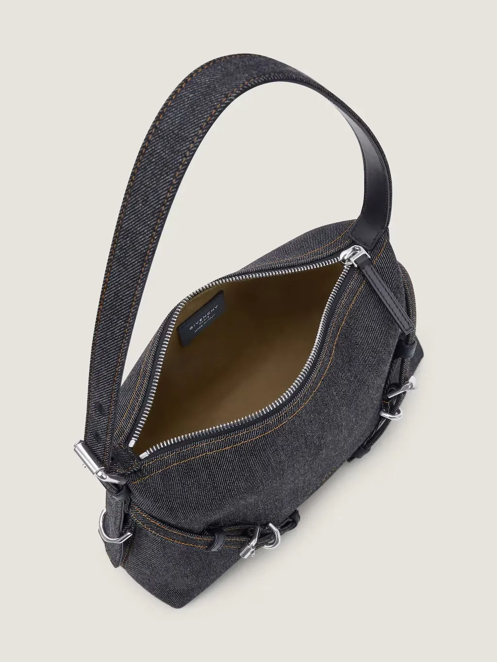 Mini Voyou Bag In Denim