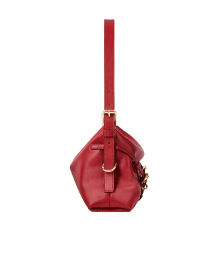 Mini Voyou Bag In Shiny Leather