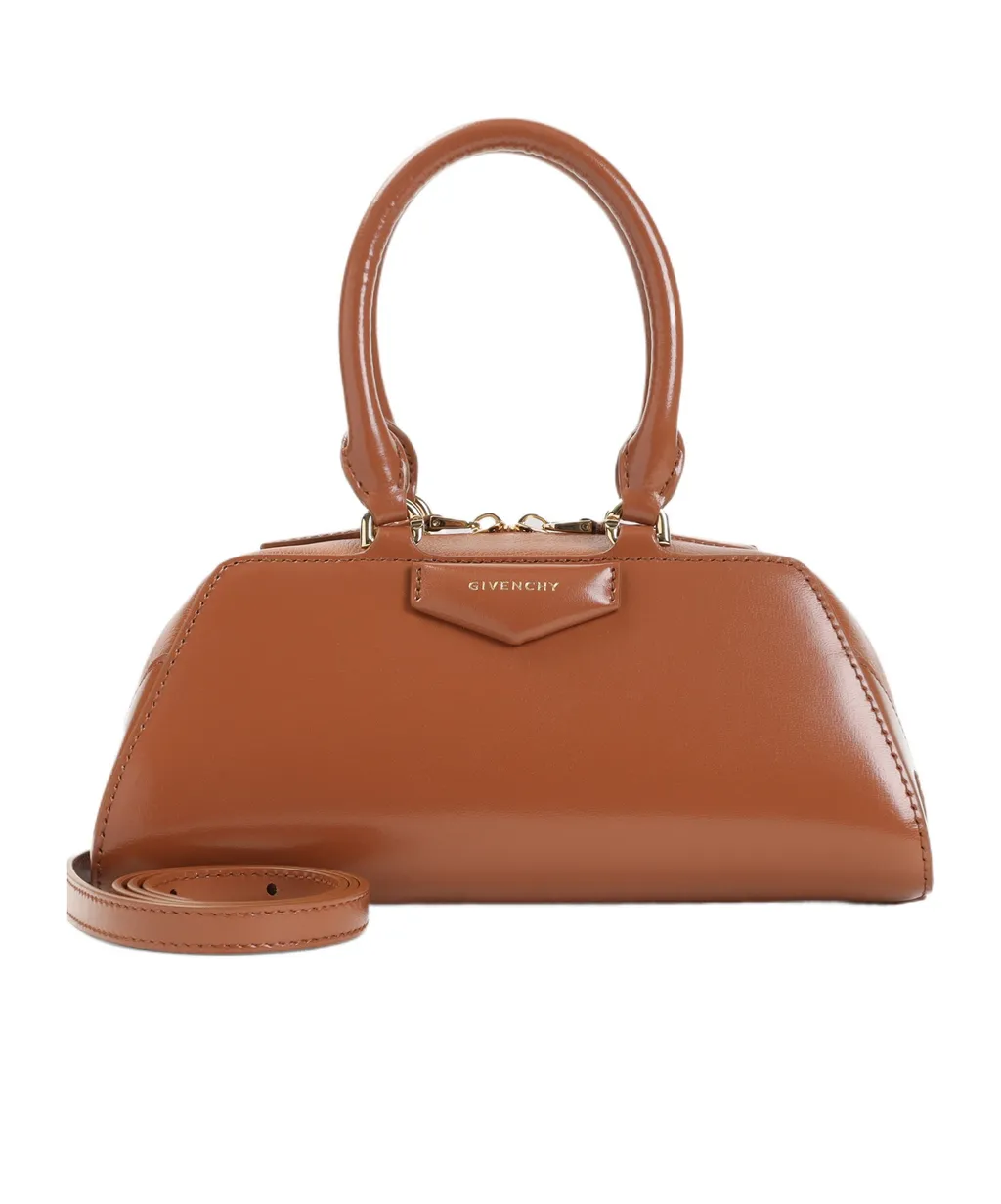 Mini Antigona East-West Bag In Box Leather