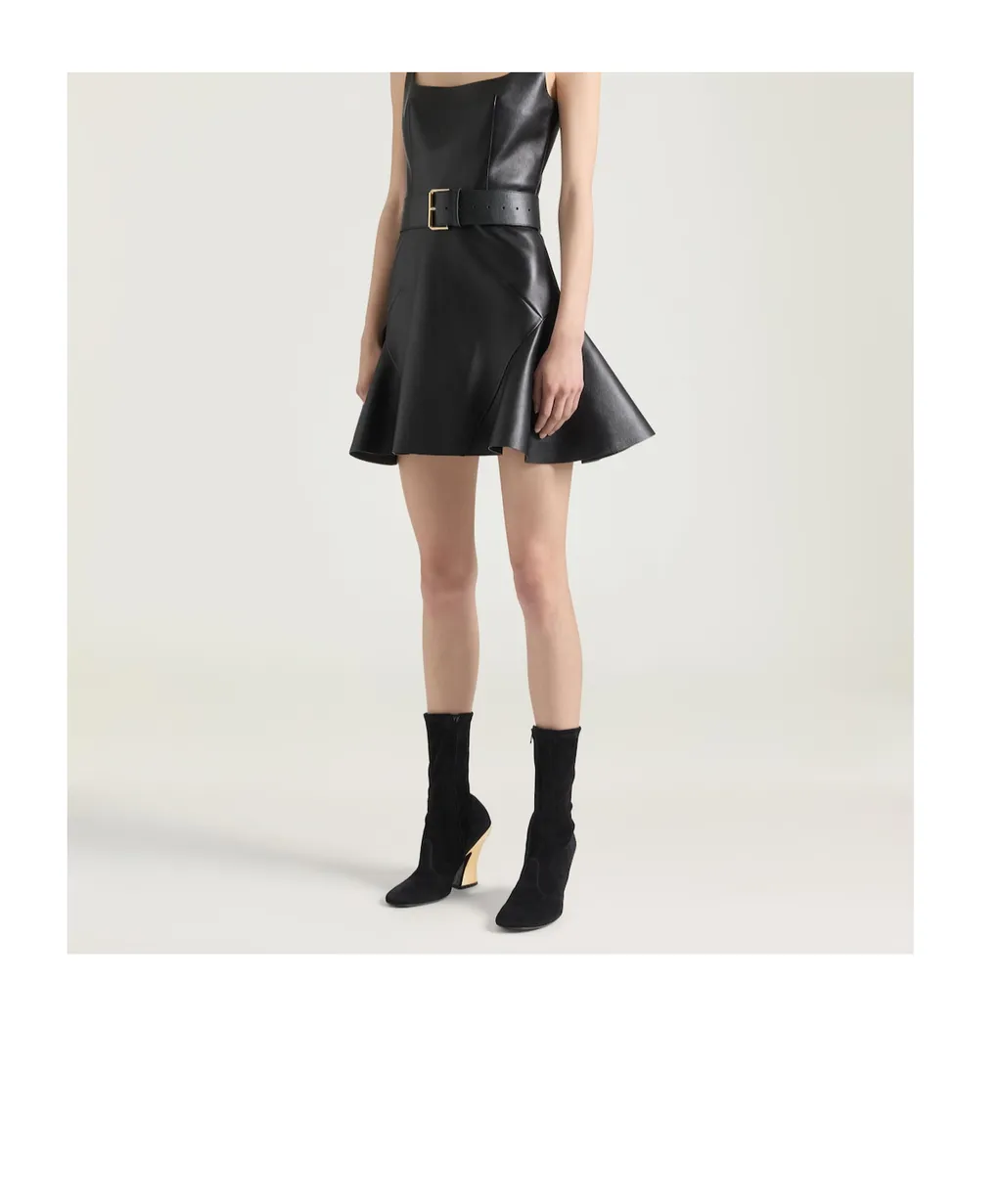 Sculpted Ankle Boots In Suede