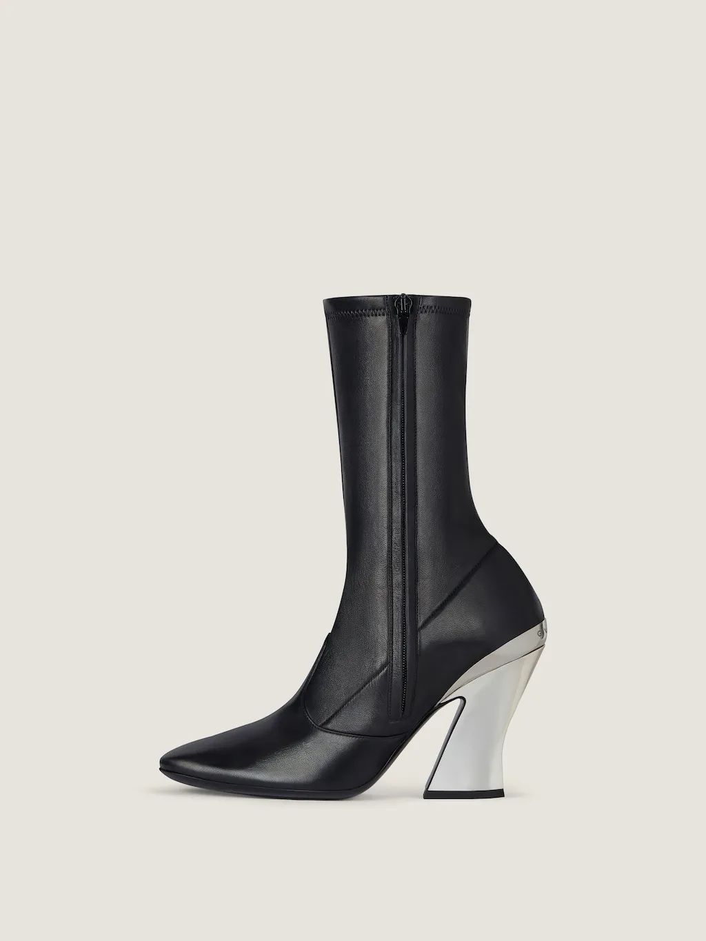 Sculpted Ankle Boots In Nappa Leather