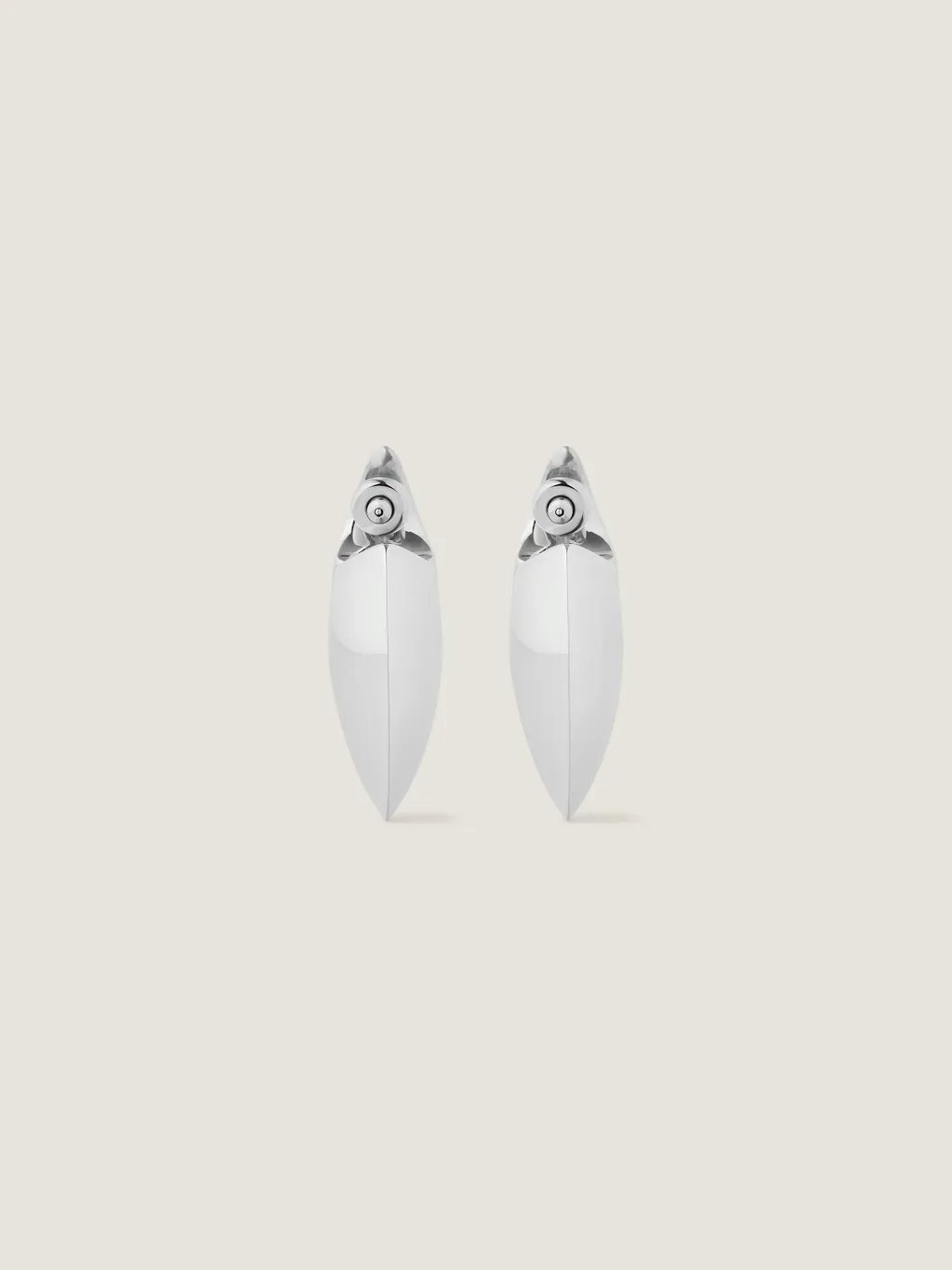 Cocoon Earrings In Metal