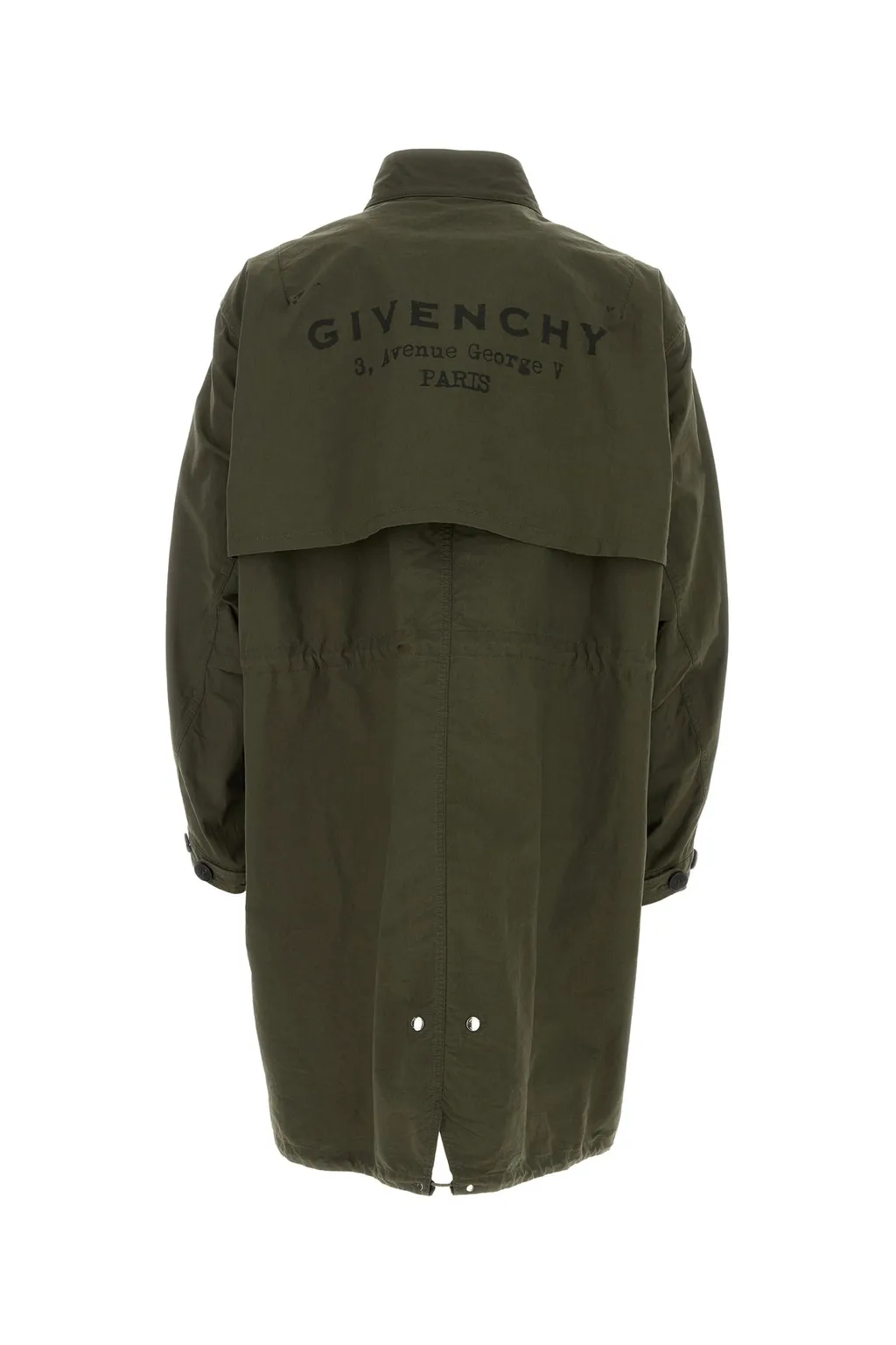 Parka With Givenchy Stamp Print