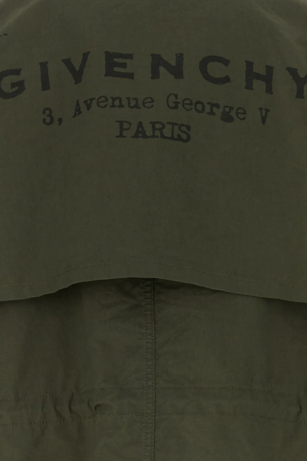 Parka With Givenchy Stamp Print