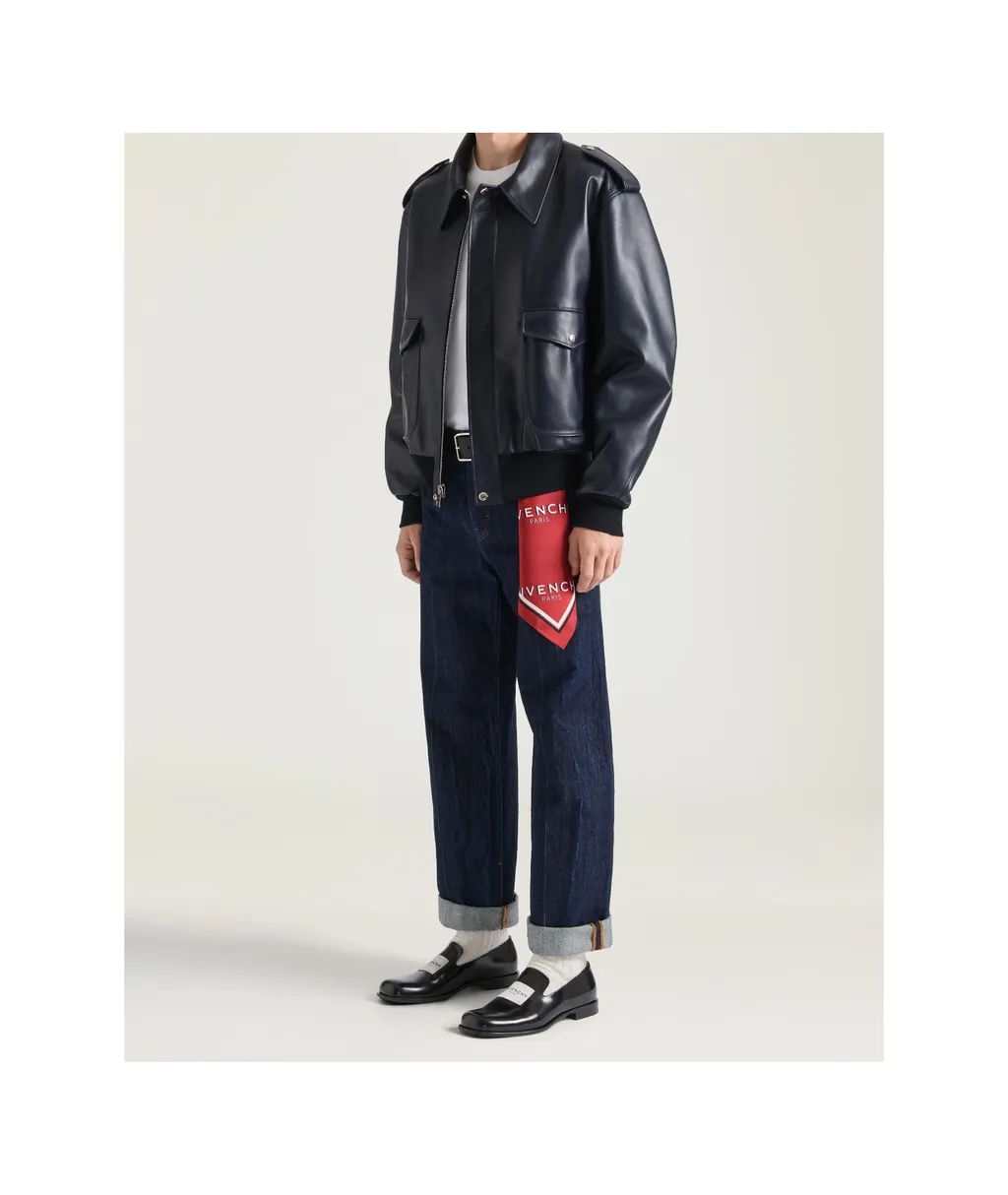 Logo Patch Wide-Leg Jeans