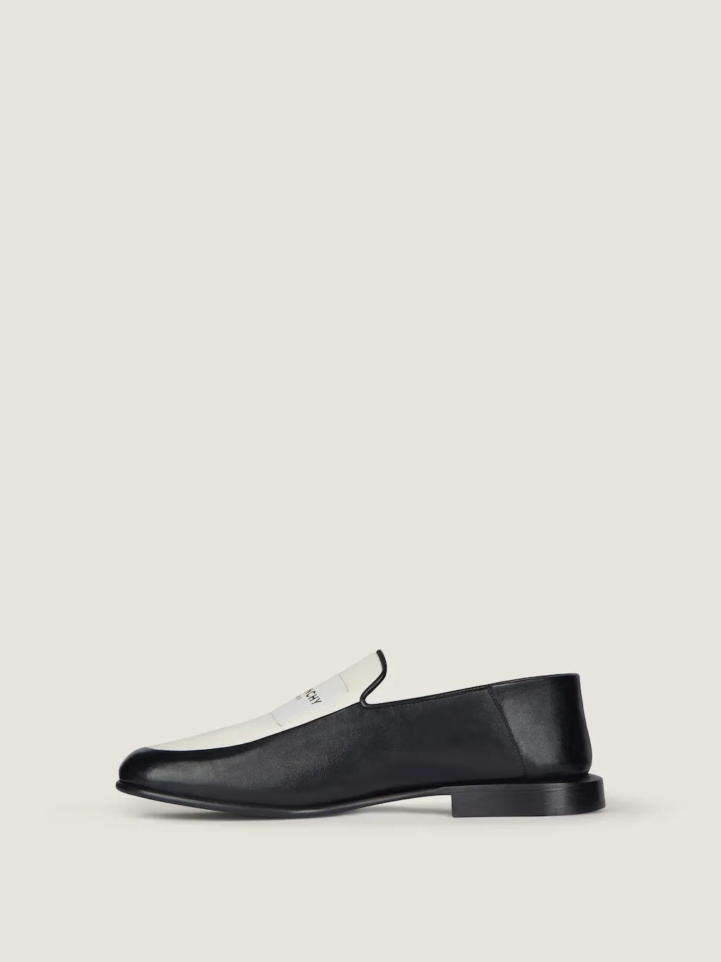 Label Loafers In Leather And Canvas
