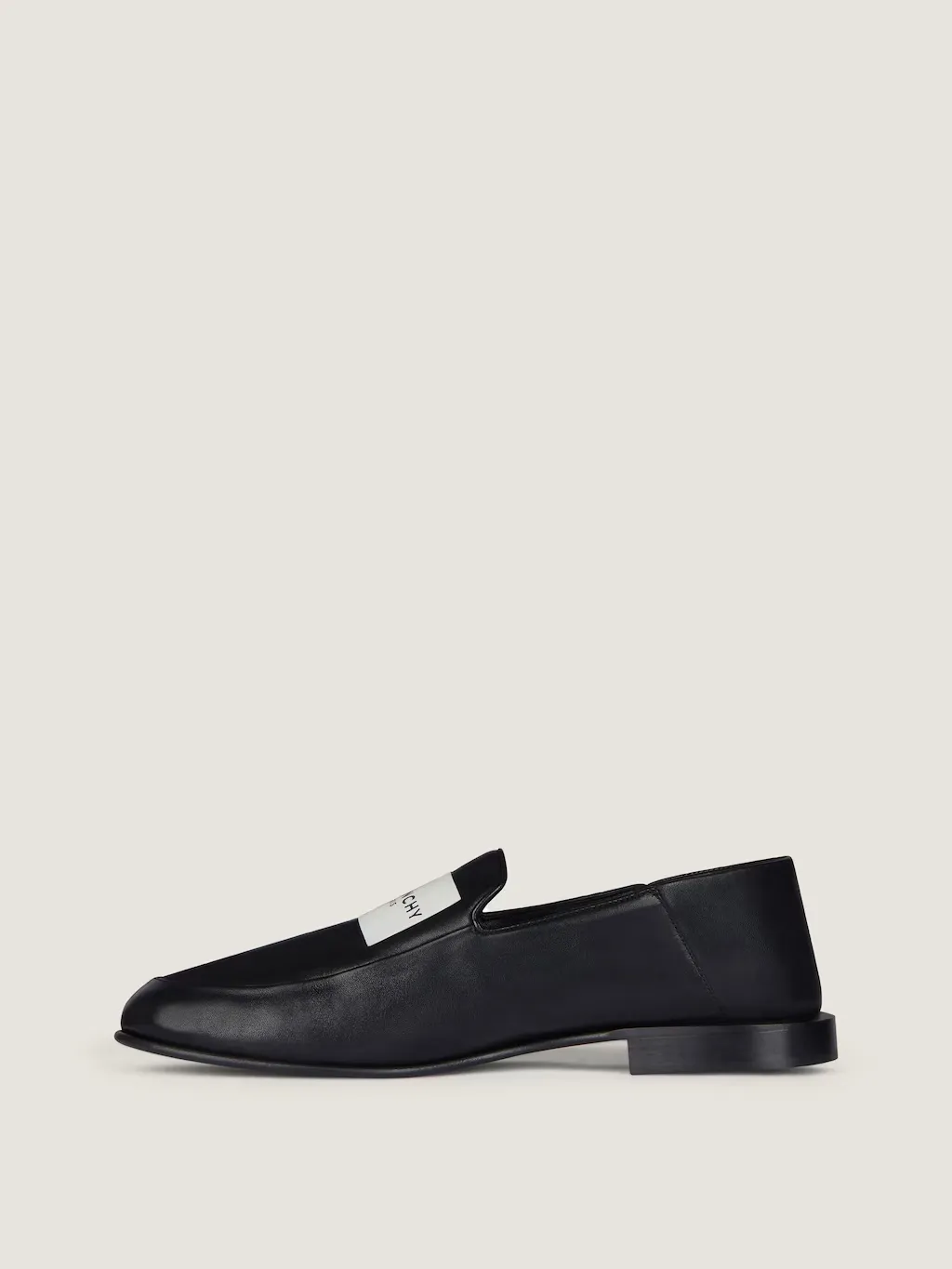 Label Loafers In Shiny Leather