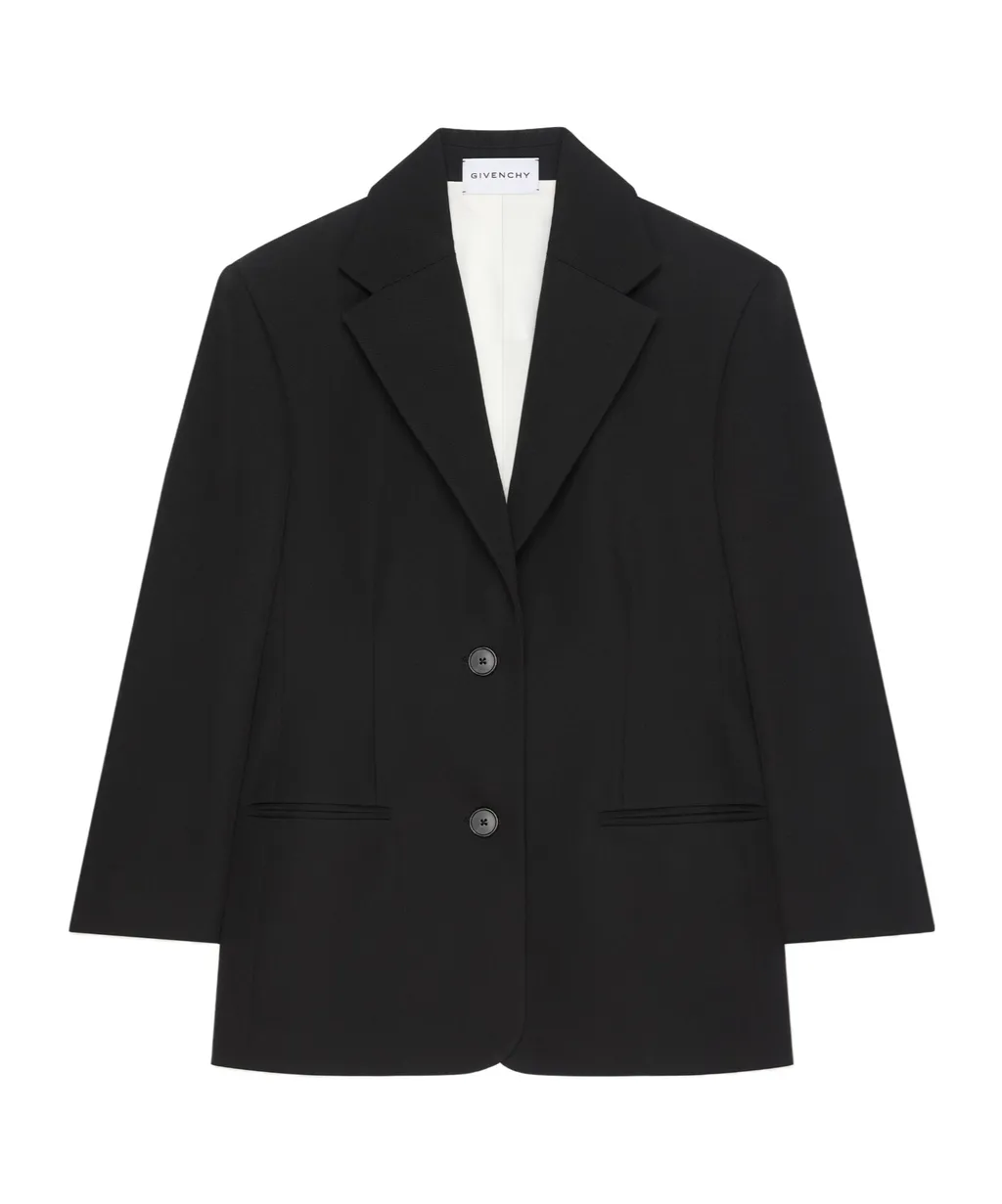 Single Breasted Jacket In Wool