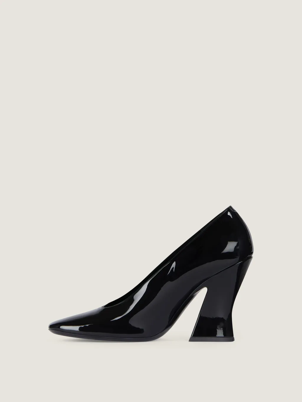 Sculpted Pumps In Patent Leather