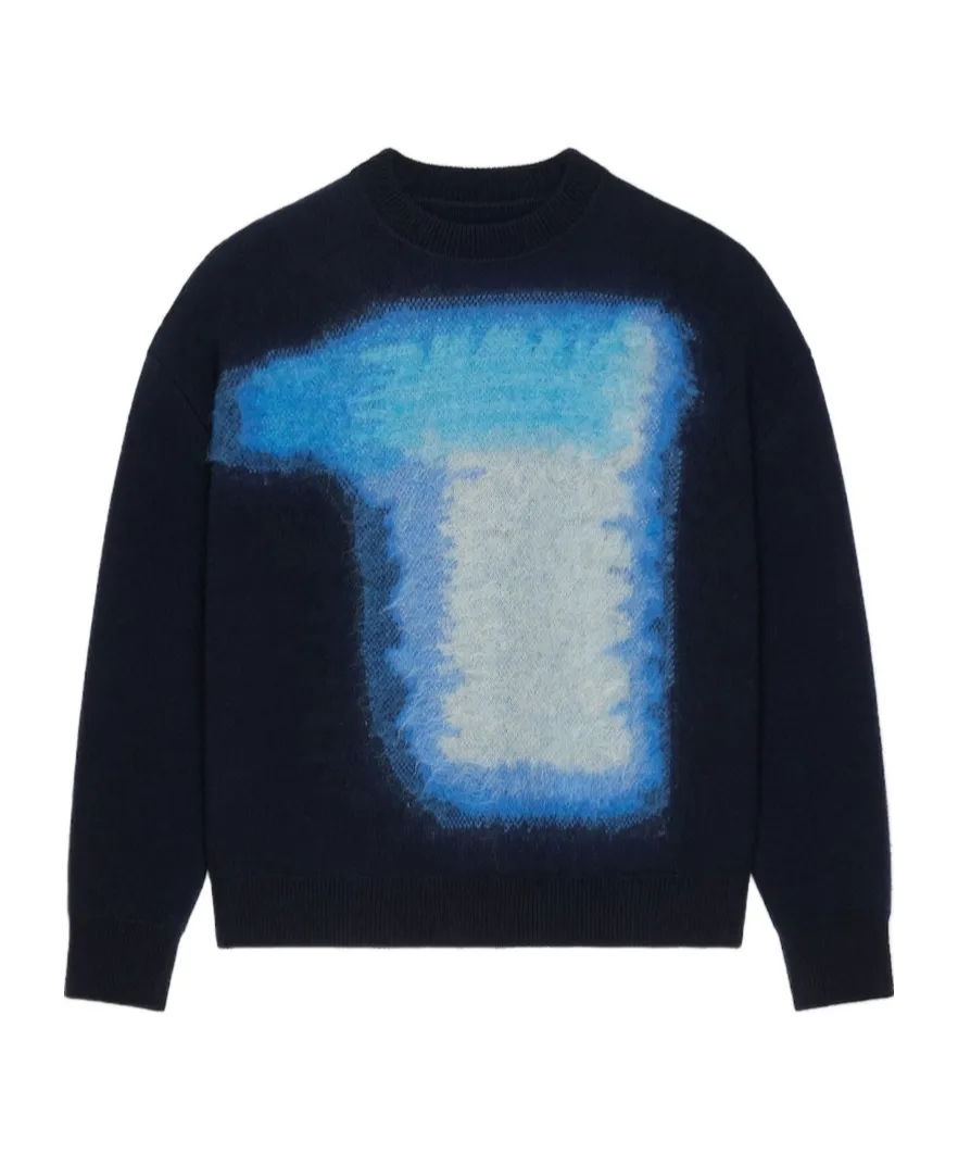 Brushed Afternoon Light Jacquard Sweater
