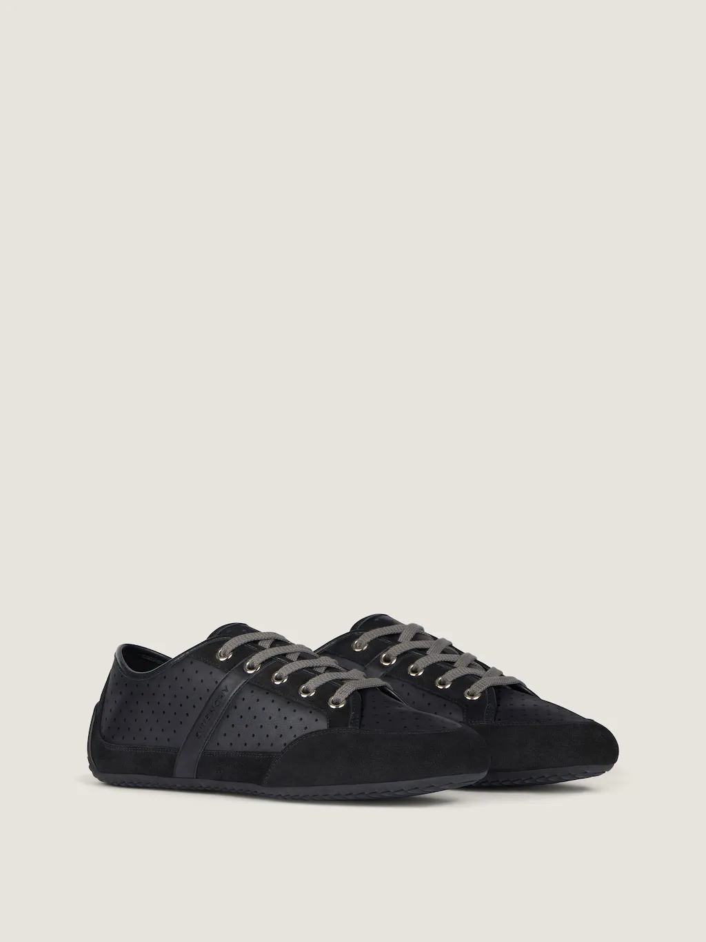 Perforated Slim Sneakers