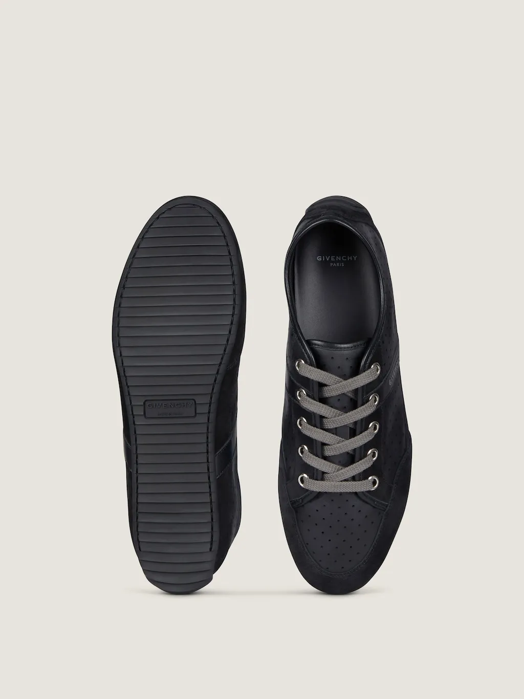 Perforated Slim Sneakers