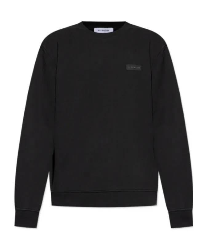Logo Patch Crewneck Sweatshirt